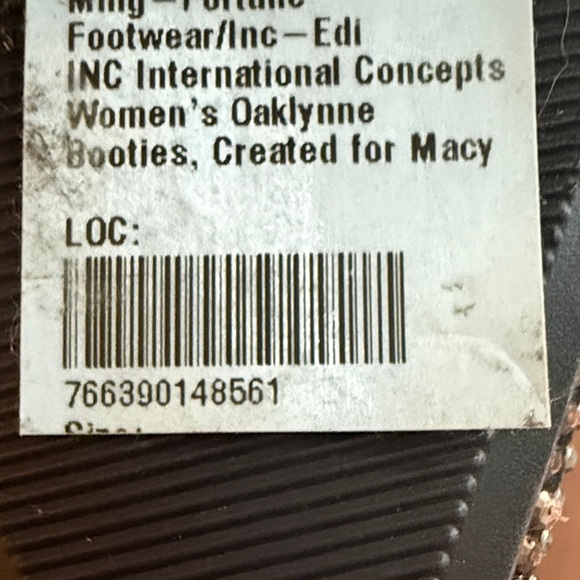 INC International Concepts Black Studded Heeled Boots NEW - Picture 5 of 8